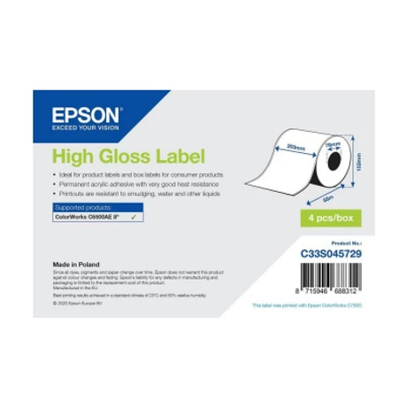 Epson S045729 eredeti címketekercs
