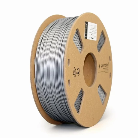 Gembird ezüst eredeti ABS filament (1,75mm, 1kg, 3DP-ABS1.75-01-S)
