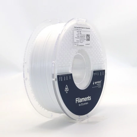 Gembird fehér eredeti nagysebességű ABS filament (1,75mm, 1 kg, 3DP-ABS1.75HY-01-W)