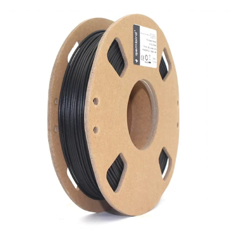 Gembird fekete eredeti PLA filament Gemma tekerccsel (1,75mm, 200g, 3DP-PLA1.75GE-01-BK)