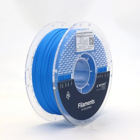 Gembird kék eredeti nagysebességű PLA filament (1,75mm, 1kg, 3DP-PLA1.75HY-01-B)