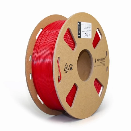 Gembird piros eredeti PETG filament (1,75mm, 1kg, 3DP-PETG1.75-01-R)