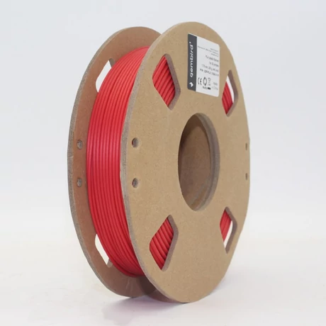Gembird piros eredeti PLA filament Gemma tekerccsel (1,75mm, 200g, 3DP-PLA1.75GE-01-R)