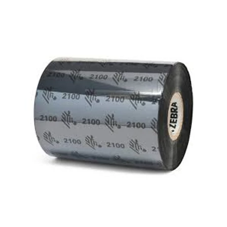 Zebra Z2100 fekete eredeti viaszos címkeszalag csomag (12db, 80mm x 450m ,02100BK08045)