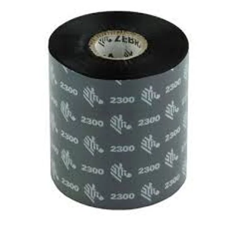 Zebra Z2300 fekete eredeti viaszos címkeszalag csomag (12db, 60mm x 450m ,02300BK06045)