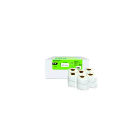 Dymo 2177563 fehér alapon fekete eredeti feliratozó szalag 12 db
