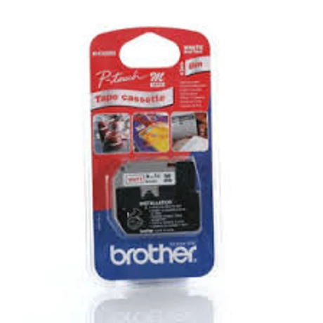 Brother M-K222BZ fehér alapon piros eredeti feliratozó szalag