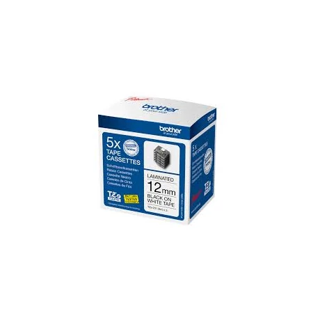 Brother TZE-231 fekete eredeti feliratozó szalag 5 db (12mm x 8m)