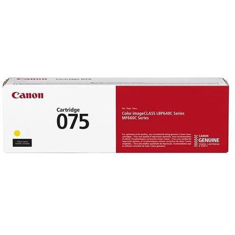 Canon CRG-075 sárga eredeti toner