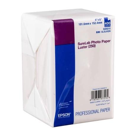 Epson S400210 eredeti Luster fotópapír (10x15cm, 400 lap, 250g)