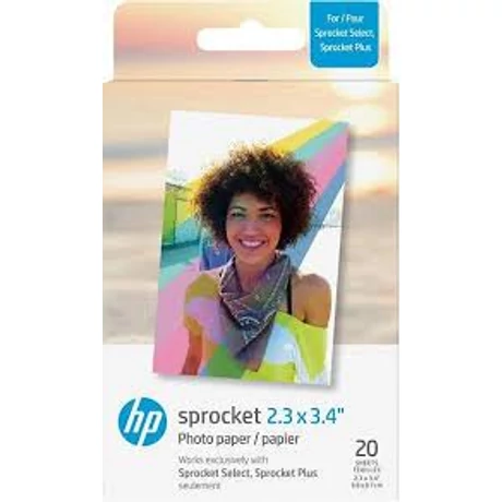HP Sprocket Zink Select eredeti fotópapír (2,3x3,4", 20 lap, HPIZL2X320)