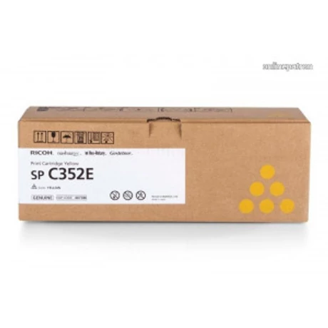 Ricoh SPC352 sárga eredeti toner (407386)