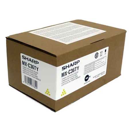 Sharp MX-C36TY sárga eredeti toner