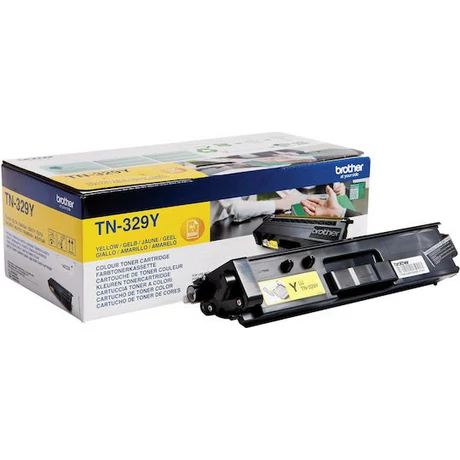 Brother TN-329 sárga eredeti toner duplacsomag