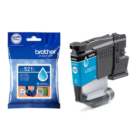 Brother LC521 kék eredeti tintapatron