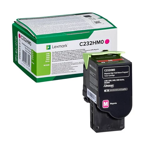 Lexmark [C2325/C2425] C232HM0 magenta eredeti toner