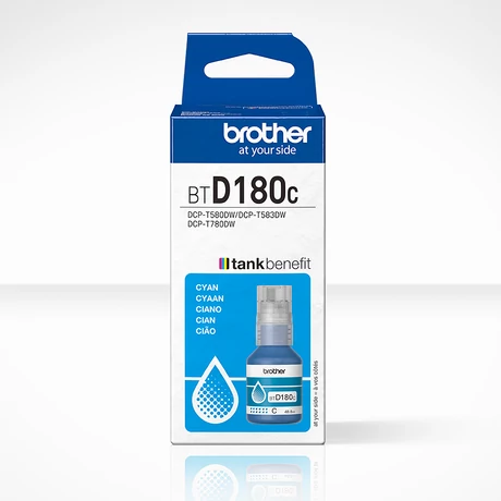 Brother BT-D180C kék eredeti tinta