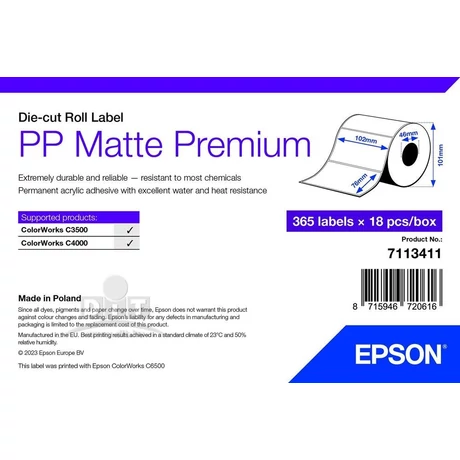 Epson 7113411 eredeti feliratozó szalag