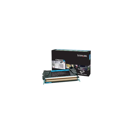 Lexmark [C746/748] X746A1CG kék eredeti toner