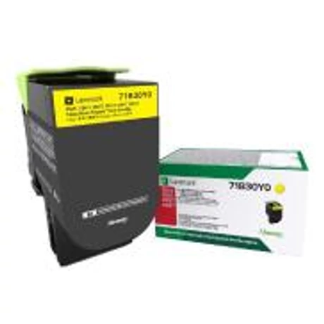 Lexmark [CS/CX317] 71B0040 sárga eredeti toner