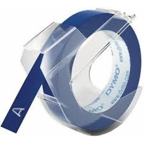 Dymo 520106 kék alapon fehér eredeti feliratozó szalag (S0898140)