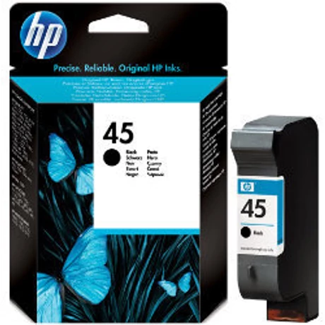 HP 51645GE No.45 fekete eredeti tintapatron
