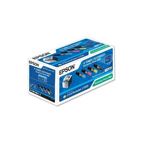 Epson C1100 4k (S050268) eredeti toner multipack