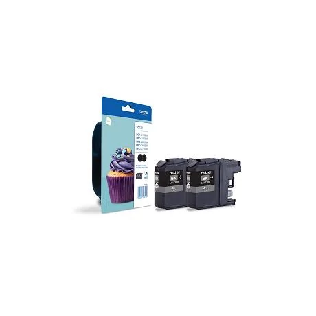 Brother LC123 fekete eredeti tintapatron duplacsomag