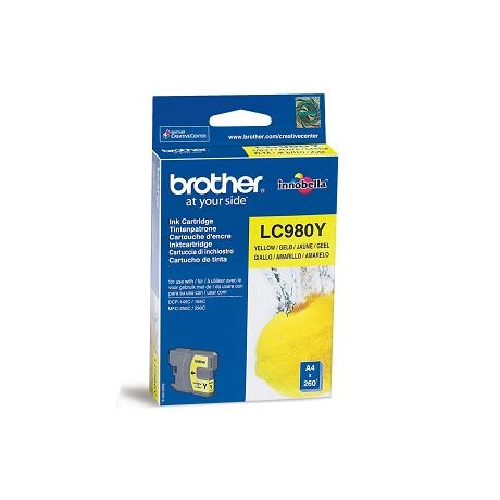 Brother LC980 sárga eredeti tintapatron