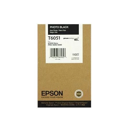 Epson T6051 fotó fekete eredeti tintapatron