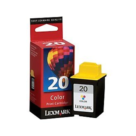 Lexmark 15MX120 [Col] No.20 színes eredeti tintapatron