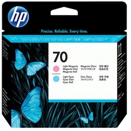 HP C9405A No.70 világoskék és világosmagenta eredeti nyomtatófej