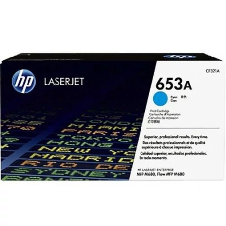 HP CF321A (653A) fekete eredeti toner