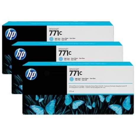 HP B6Y36A No.711 világoskék eredeti tintapatroncsomag