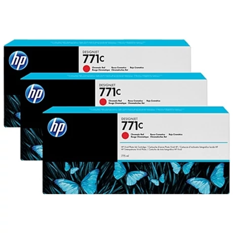 HP B6Y32A No.771C krómozott piros eredeti tintapatroncsomag