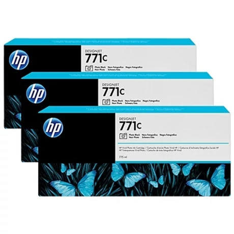 HP B6Y37A No.771C fotó fekete eredeti tintapatroncsomag