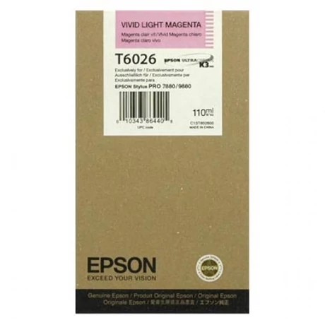 Epson T6026 világos magenta eredeti tintapatron