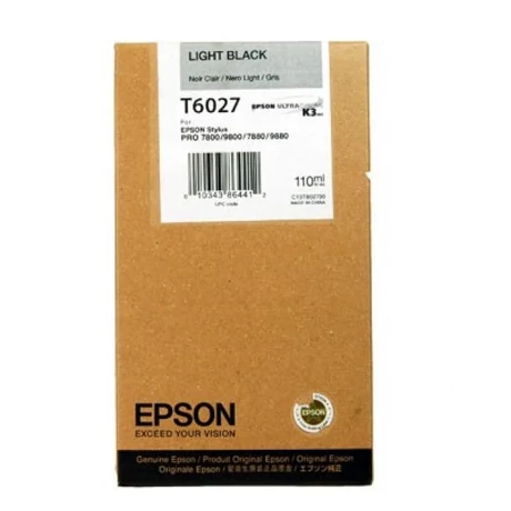 Epson T6027 világos fekete eredeti tintapatron