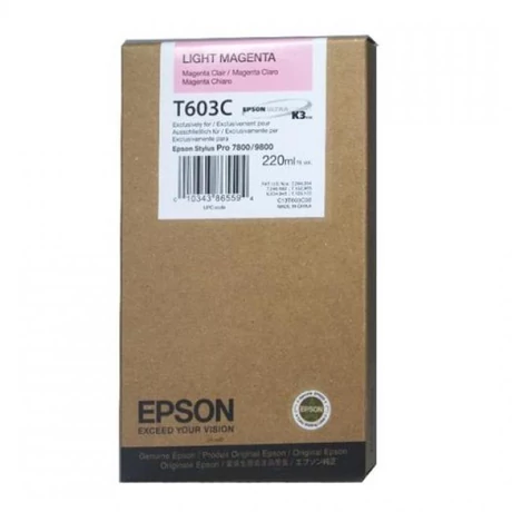 Epson T603C világos magenta eredeti tintapatron
