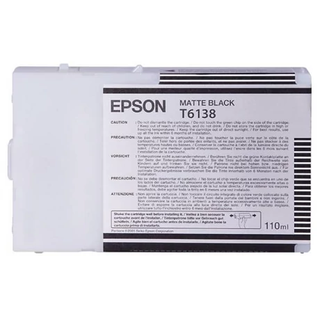 Epson T6138 matt fekete eredeti tintapatron
