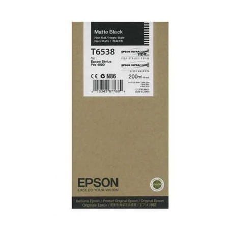 Epson T6538 matt fekete eredeti tintapatron