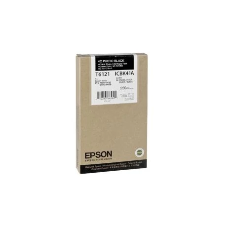 Epson T6121 fotó fekete eredeti tintapatron