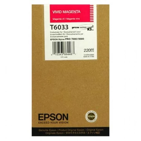 Epson T6033 magenta eredeti tintapatron