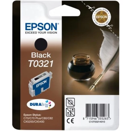 Epson T0321 fekete eredeti tintapatron