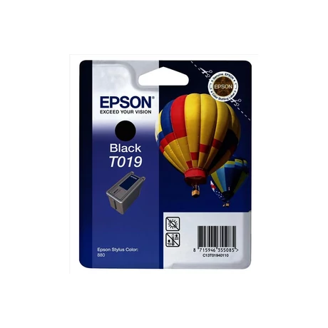 Epson T019 fekete eredeti tintapatron