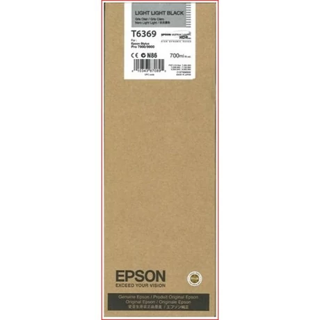 Epson T6369 light light black eredeti tintapatron