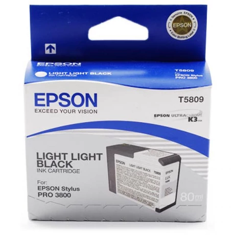 Epson T5809 light light black eredeti tintapatron
