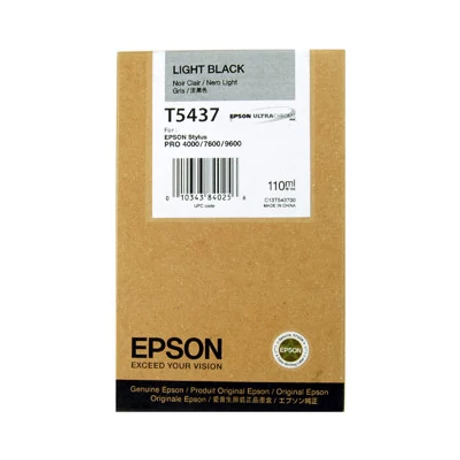 Epson T5437 világos fekete eredeti tintapatron