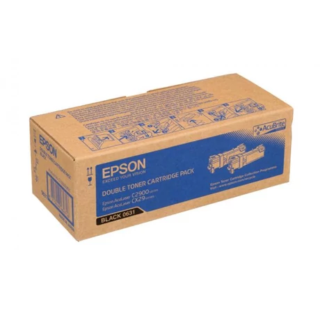 Epson C2900 3k (S050631) dupla fekete eredeti toner