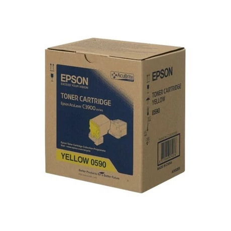 Epson C3900DN 6k (S050590) sárga eredeti toner